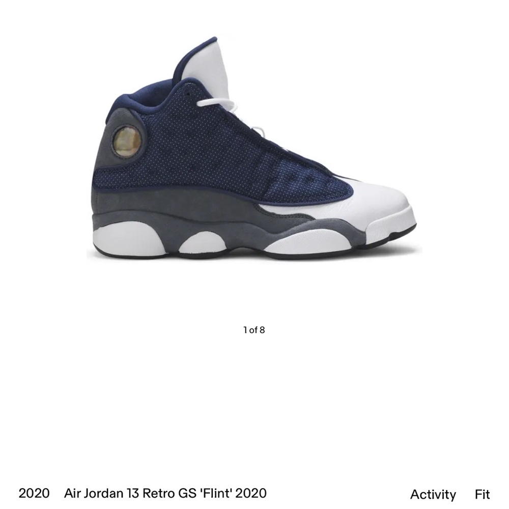 Jordan Kids Sneakers Navy Blue and White
